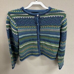 ALPACA 111 Women’s Alpaca Made in Peru Cardigan Sweater Size XS